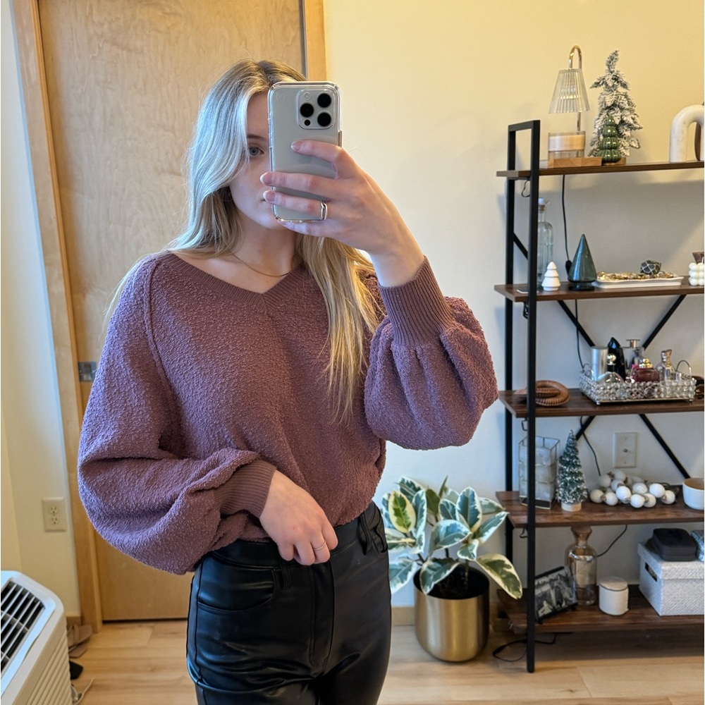 Dress Up Brand Boucle Slouchy Sweater